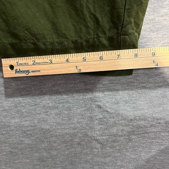 Madewell Green Cargo capri with Elastic Waistband cotton-viscose - Picture 8 of 9